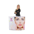 EZ Fabric Curved Counter - WS Display