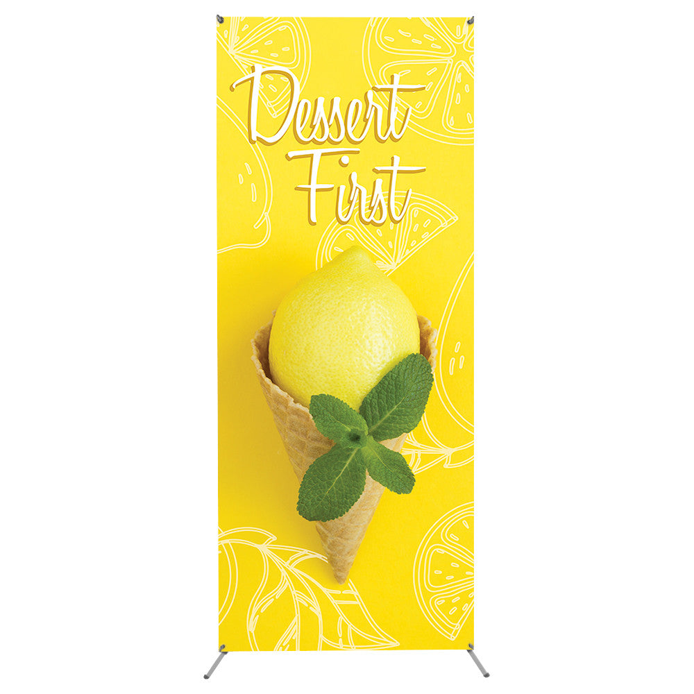 Grasshopper Adjustable Indoor Banner Stand