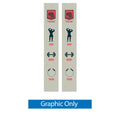 7.5 H Lumiere Light Wall® Dye Sub Backlit End Cap (Graphic Only) - WS Display