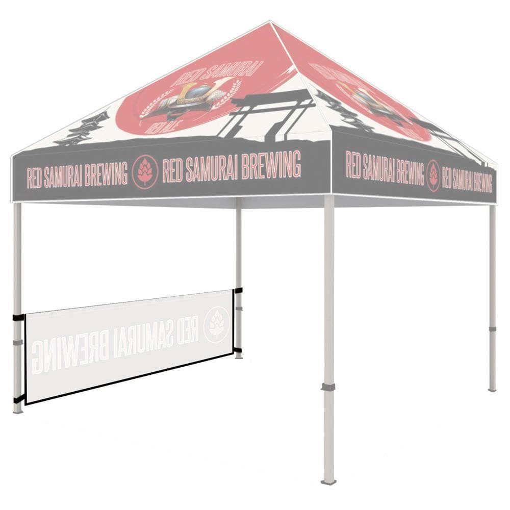 [Prime] 10ft. Tent Half Wall with Steel Rail - WS Display