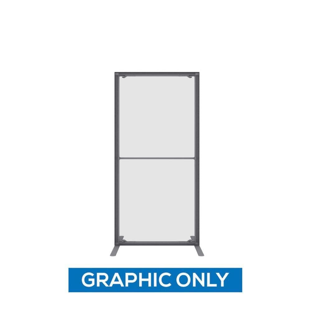 1.3 x 2.4 ft.  QSEG Quick Wall Display - WS Display