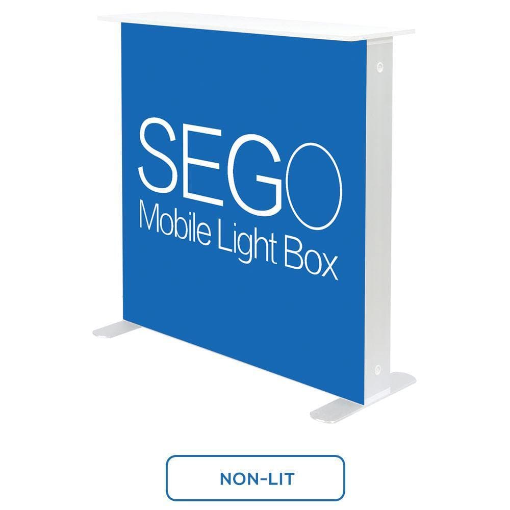3.3 x 3.3ft. SEGO Modular Lightbox Counter - WS Display