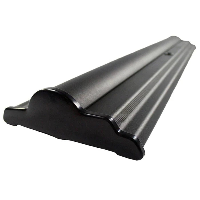 36" SilverStep Retractable Banner Stand (Black and Silver) - WS Display