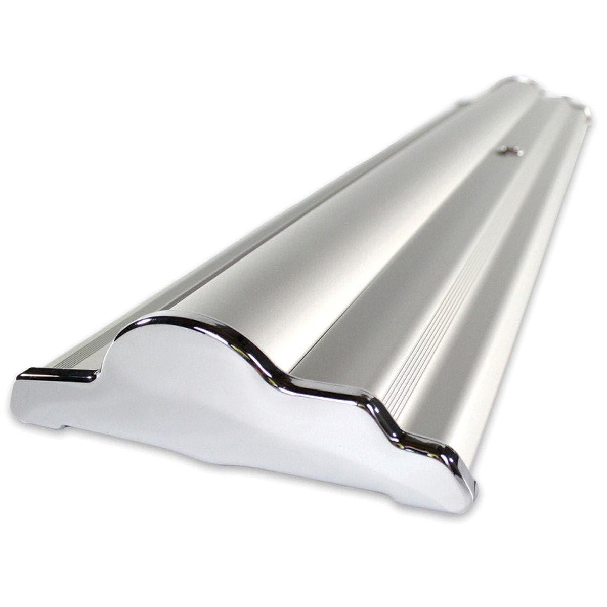 48" SilverStep Tabletop Retractable Banner Stand (Silver) - WS Display